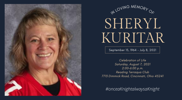 In memory of Sheryl Kuritar